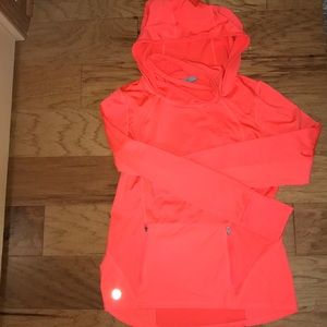 Athleta orange sweatshirt |